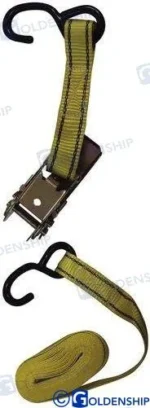 Sangle amarrage 1 - jaune - 4,5 m Goldenship - réf GS76120