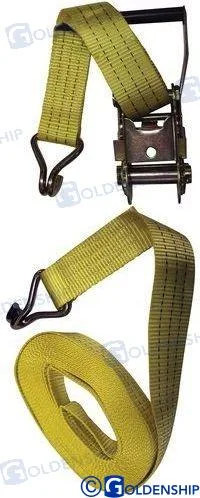 Sangle amarrage 2 – jaune – 8 m Goldenship – réf GS76122