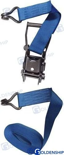 Sangle amarrage inox 2 – bleu – 8 m Goldenship – réf GS76125