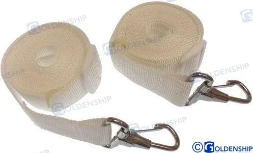 Sangle de bimini blanche x 2 Goldenship - réf GS72281