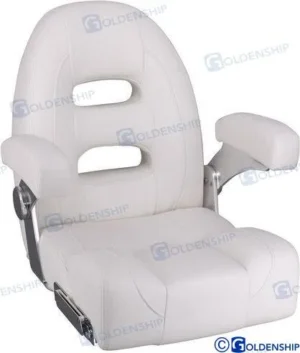 Siège pilote blanc Goldenship – réf GS73250