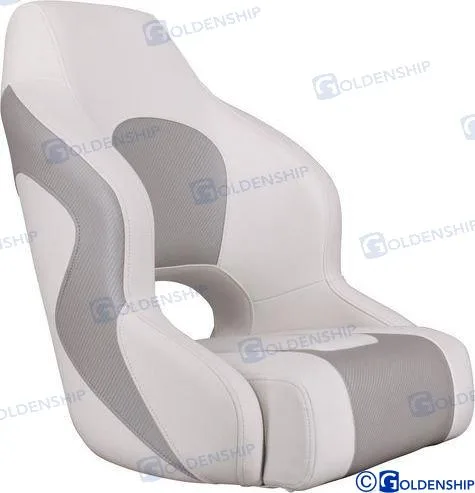 Siège sport blanc/gris Goldenship - réf GS73252