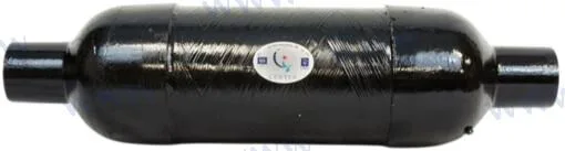 Silencieux d'échappement Vernatone MKI rond 5" x 5" Centek - réf CEN1000108W
