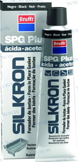 Silicone silkron spg noire 75 ml Permatex – réf PER54291