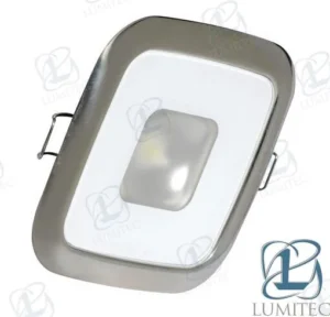 Spot mirage carre poli/blanc fmdl Lumitec – réf LUM116118
