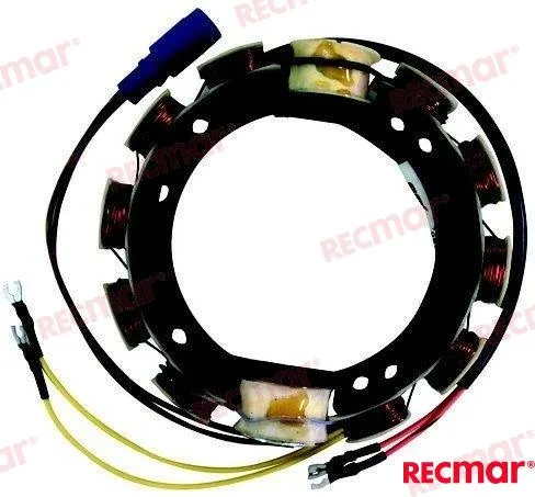 Stator Johnson Evinrude 35 amp Recmar - 583415,