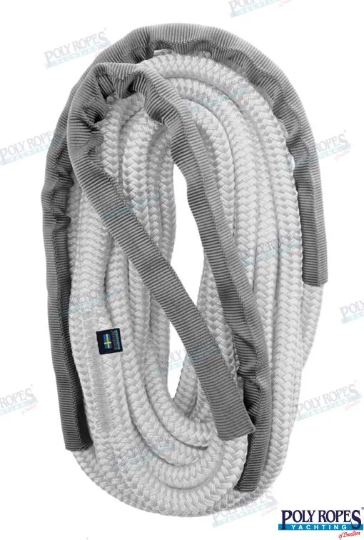 Storm x blanc - gris 16mm 6m Poly Ropes - réf POL3709270616