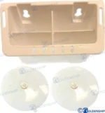 Support blanc à ventouse Goldenship - réf GS41483