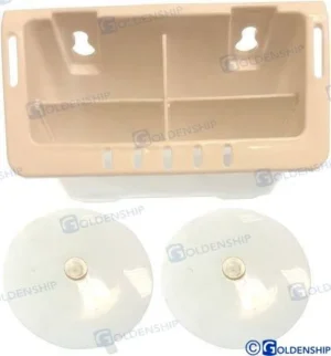 Support blanc à ventouse Goldenship – réf GS41483