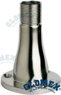 Support inox universel alto 100mm Glomex – réf GLOV9174