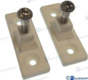 Support lateral bimini nylon blanc x 2 Goldenship – réf GS72239