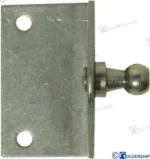 Supports à 90° inox à rotule pour vérin à gaz Attwood (paire) - ATTSL50SSP3-7
