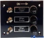 Tableau 3 interrupteurs Goldenship - réf GS11190