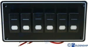 Tableau 6 interrupteurs Goldenship – réf GS11184