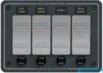 Tableau horizontal 4 interrupteurs Blue Sea - réf BS8262