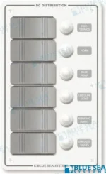 Tableau vertical blanc 6 inter Blue Sea - réf BS8273