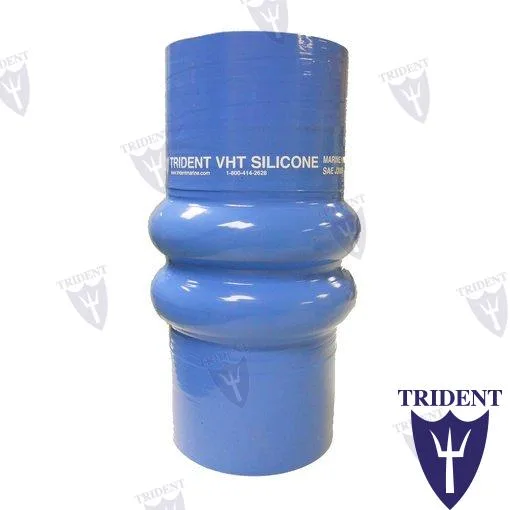 Tuyau air silicone 2b 6" Trident - réf TRI274V6000