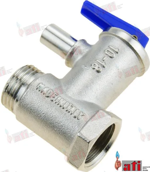 Valve sécurité bleu 1/2” tar. 8 ±0.5 bar Ati - réf GS50415
