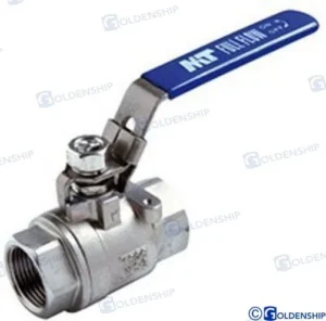 Vanne 1/4 de tour 1-1/2 inox. Goldenship – réf GS30006