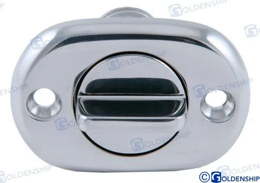 Vide-vite ovale inox 316 54 mm - Goldenship réf. GS30328