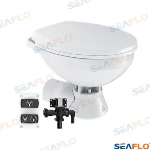 Wc « regular » quiet flush 12v Seaflo – réf SFMTE103R