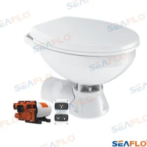 Wc « regular » quiet flush 12v Seaflo – réf SFMTE104R